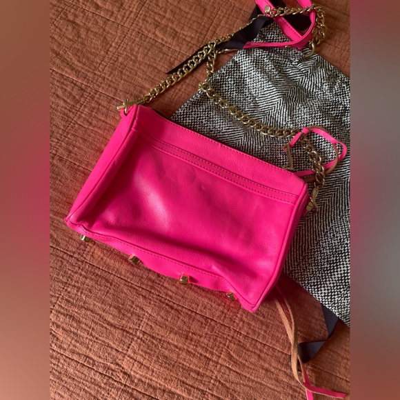 Rebecca Minkoff Neon Pink Mini Mac Crossbody - Picture 7 of 13